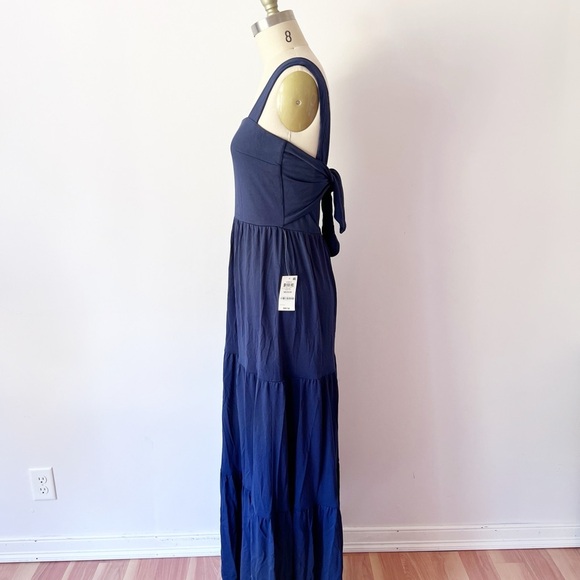 INC International Concepts Deep Blue Maxi Dress - Picture 3 of 6